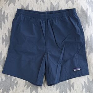 Patagonia Men's Blue Mesh Lined Athletic Swim Shorts